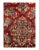 Antique Persian Sarouk rug with Art Nouveau style features an impressive all-over floral design rendered in a rich color...