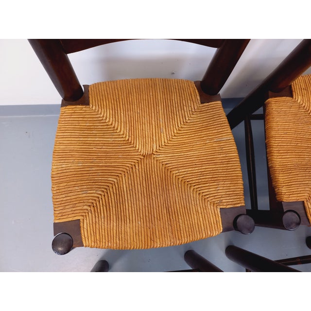 Vintage Brutalist Chairs by Georges Robert, 1960s, Set of 6 For Sale - Image 18 of 18