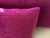 Contemporary New Custom Handmade Designers Guild Chenille Fuchsia, Fabric, Rectangular Pillows (Each $250 Wholesale) For Sale - Image 3 of 4