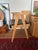 Vintage MCM compass chair in the style of Allan Gould. A sturdy eye-catching piece with the unique “compass” style angled...