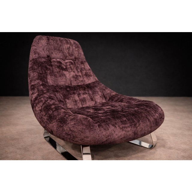 Designed by Percival Lafer, the MP-163 lounge chair with ottoman—often referred to as the Earth Chair—is distinguished as...