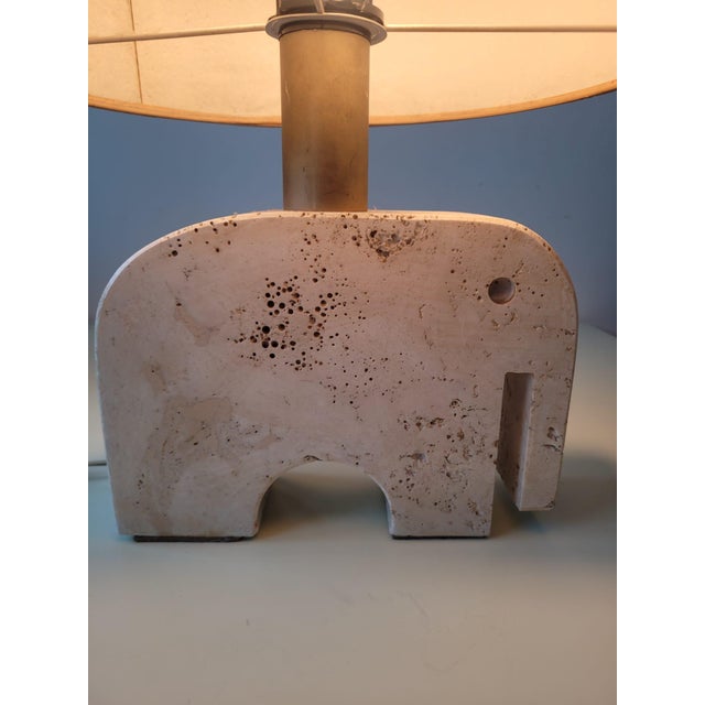 Contemporary Sculptural Elephant Table Lamp from F.lli Mannelli, Florence, Italy, 1970s For Sale - Image 3 of 18