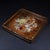 Square Wooden Tray With Mother-of-Pearl Bird and Rose Inlay For Sale In Los Angeles - Image 6 of 10
