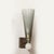 Metal Modernist Hand-Blown Smoked Gray Murano Glass Conical Sconces With Orbital Drop For Sale - Image 7 of 15