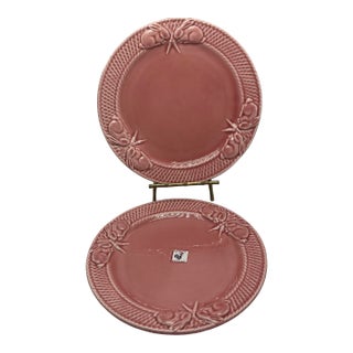 Vintage Bordallo Pinheiro Plates, a Pair For Sale