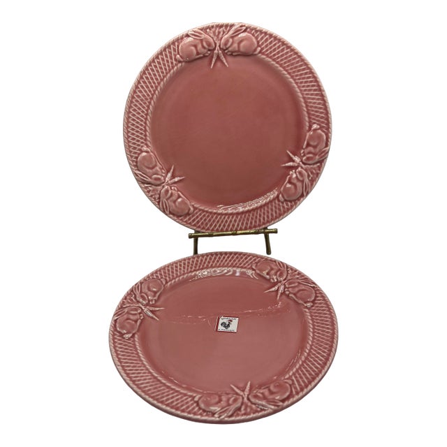 Vintage Bordallo Pinheiro Plates, a Pair For Sale