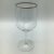 1970s Platinum Rim Crystal Wine/Water Glasses-Set of 10 For Sale - Image 5 of 13