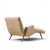 Wood Lawrence Peabody Style Mid Century Wave Chaise For Sale - Image 7 of 9