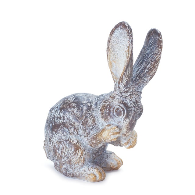 Garden Rabbit Figurine (Set of 3) For Sale In Chicago - Image 6 of 6