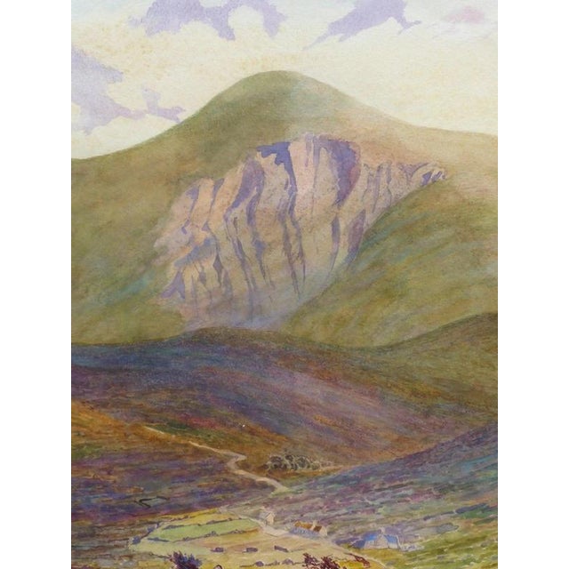 19th Century William Monk, Mountain Landscape, 1850, Watercolour, Framed For Sale - Image 5 of 14