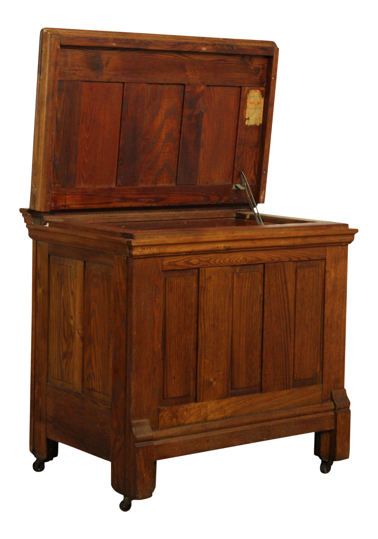 antique oak icebox
