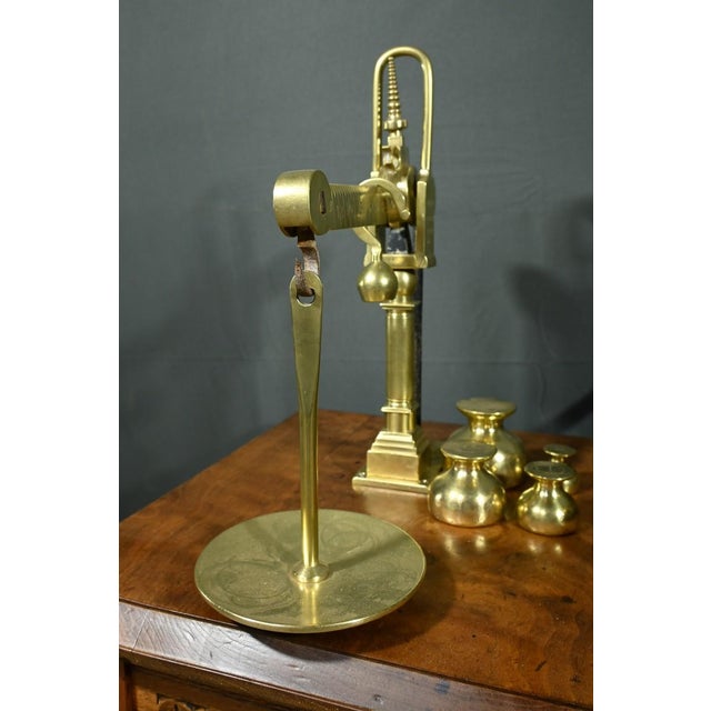 Victorian Walnut Jockey Scale, 1860 For Sale - Image 6 of 18
