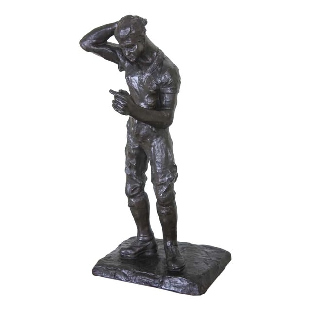 Reynaert Juul, Man in Boots, Bronze For Sale