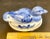 1950s Vintage Blue and White Chinoiserie Porcelain Duck Lidded Trinket Dish For Sale - Image 5 of 7