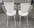Salterini Vintage John Salterini Style Wrought Iron & Glass Dining Table & 4 Wrought Iron Chairs For Sale - Image 4 of 13