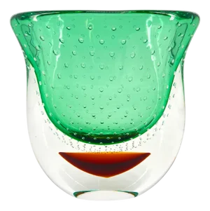 Gran Sommerso Artistic Vase in Murano Blown Glass by 1295 Murano