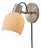 Petaluma Bone Porcelain Wall Sconce - Satin Nickel, Plug-In, Dimmer For Sale