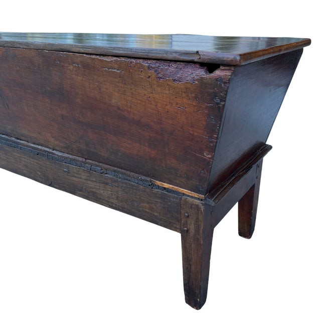 19th Century French Oak Dough Bin Table For Sale - Image 10 of 12