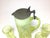 Early 20th Century Rare Northwood Opalescent Daffodil Uranium Glass Pitcher & Six Glasses Water Lemonade Set For Sale - Image 10 of 10