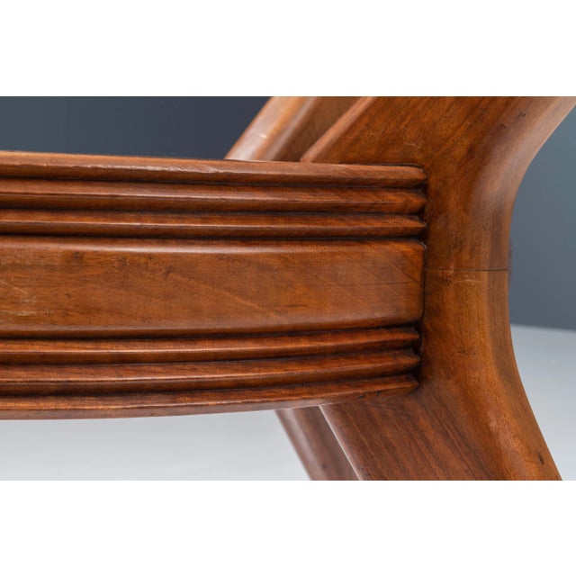 Italian Dining Table in Marble and Wood by Ariberto Colombo, 1950s For Sale - Image 6 of 8