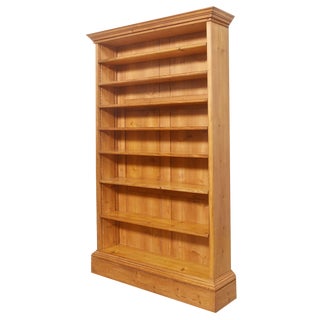 19th Century Pine Open Bookcase For Sale