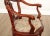 Late 20th Century Italian Rococo Style Carved Frame Armchair For Sale - Image 10 of 13