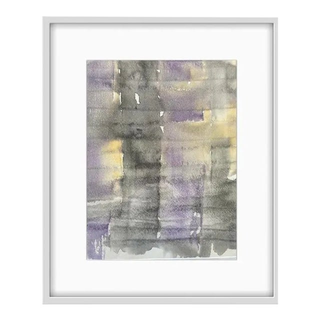 Contemporary Original Watercolor Painting on Paper by Stephanie Cate For Sale