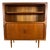 Vintage Teak Bookcase with Tambour Doors from Dyrlund, Denmark, 1960s For Sale