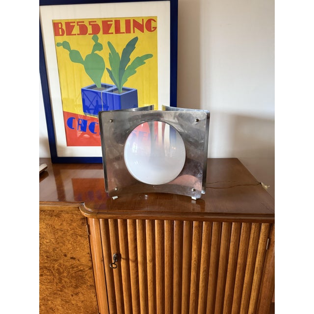 Metal Vintage Space Age Table Lamp, 1970s For Sale - Image 7 of 17