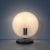 Black Perla Table Lamp by Bruno Gecchelin for Oluce, 1980 For Sale - Image 8 of 10