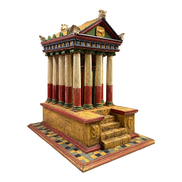 Grand Tour Neoclassical Architectural Model of Ptolemaic Egyptian Temple Dedicated to Horus For Sale