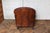 Vintage Leather Club Chair With Ottoman, Circa 1980s For Sale In Los Angeles - Image 6 of 18