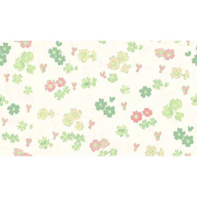 Sample - Flower Field Wallpaper by Paule Marrot in Spring For Sale