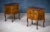 A pair of French Louis XV style bedside tables from the early 20th century. This pair of French 'tables de chevet' was...