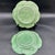 Bring iconic Portuguese craftsmanship to your table with this stunning set of two Vintage Bordallo Pinheiro Green Cabbage...