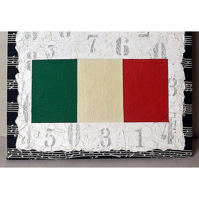 Wood Minimalist Italian Mixed-Media Painting by Lella Rendesi For Sale - Image 7 of 18