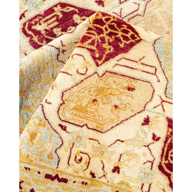 Textile Mogul, One-of-a-Kind Hand-Knotted Area Rug in Ivory, 8' 1" x 10' 4" For Sale - Image 7 of 8