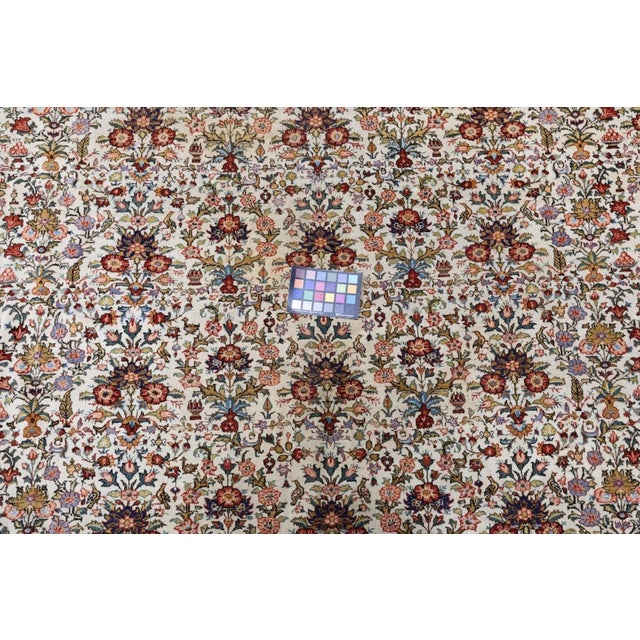 Vintage Qum Rug 7'2'' x 10'5'' For Sale - Image 9 of 11
