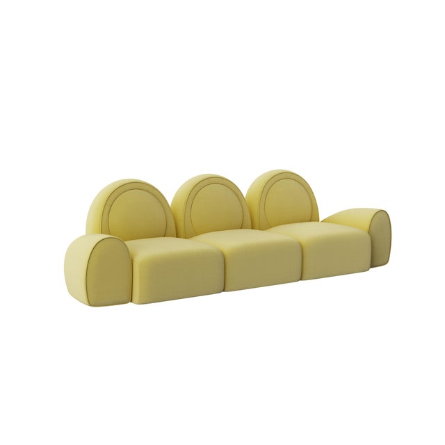 Mid-Century Modern Simone Modular Sofa by Ottiu For Sale - Image 3 of 15