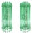Green Wather Triedro Murano Glass Wall Sconces by Simoeng, Set of 2 For Sale