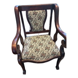 Mid 20th Century Mahogany Armchair For Sale