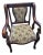 Mid 20th Century Mahogany Armchair For Sale