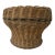 Vintage English Woven Basket Planter For Sale