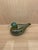 Iittala Mid 20th Century Vintage Signed Oiva Toikka Female Common Teal Bird Green Tavitar/Iittala Nuutajarvi Art Glass Bird For Sale - Image 4 of 5