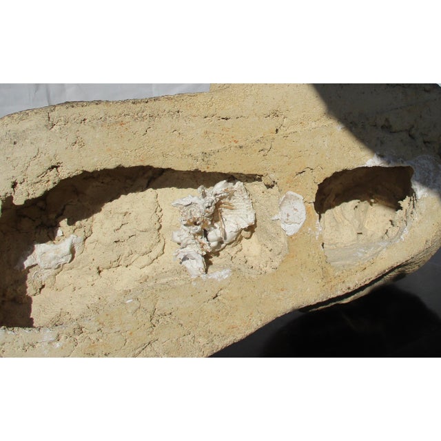 Khaki Berta Margoulies MCM Concrete Sculpture of Reclining Woman For Sale - Image 8 of 15