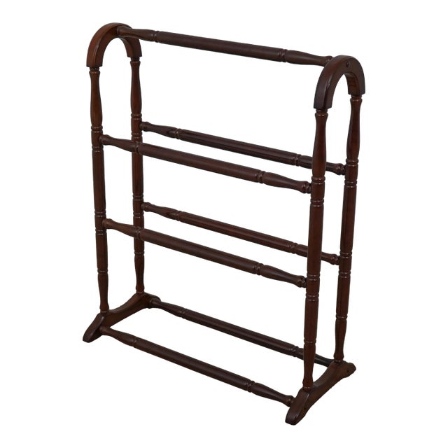 Bombay Co Cherry Finish Quilt Rack For Sale