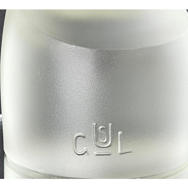 Leer Dam Holland Frosted Glass Madonna & Child Art Deco Figure, 15" For Sale - Image 12 of 13