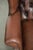 Animal Skin English Brown Cowhide Chesterfield Wing Lounge Chair For Sale - Image 7 of 13