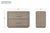Restoration Hardware Restoration Hardware Kempton 36” Gray Oak 2-Drawer Nightstands – Pair For Sale - Image 4 of 7