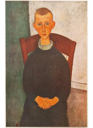 1947 After Amedeo Modigliani "The Son of the Concierge", First Edition Parisian Lithograph
